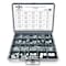Boltsandnuts.Com Grade 5 Finished Hex Nut Coarse & Fine Zinc Clear Assortment - 381 pcs Assortment Kit #355 - alternate 1